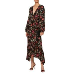 ALC Stanwyck Silk Floral Maxi Dress